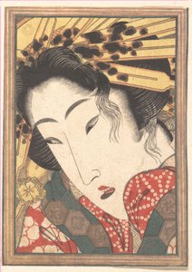 Abgelehnte Geisha aus Leidenschaften, die durch Frühlingsschnee abgekühlt wurden von Keisai Eisen