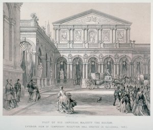 Besuch von Abd-ul-Aziz, Sultan der Türkei, in der Guildhall, City of London, 1867 von Kell Brothers