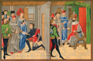 Szene aus der Geschichte von Renaud De Montauban, 15. Jahrhundert, 1849