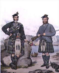 Kilted Jäger von den Hebriden, graviert von Vincent Brooks, ca. 1868 von Kenneth (after) Macleay