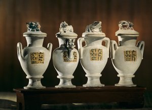 Dummy-Gefäße, Tjuya; KV 46; Tal der Könige; Regierungszeit von Amenhotep III. Tjuya war die Frau von Yuya, 2009