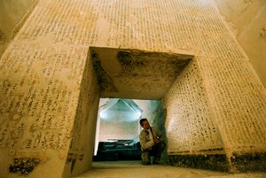 Ägypten; Archäologie; Altes Reich; Saqqara, Audran Labrousse, Französische Mission, Pepi I, Grab von Kenneth Garrett
