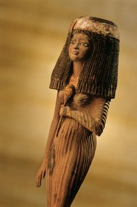 Grabfigur von Lady Resi; Figurine; Regierungszeit von Amenhotep III. Resi war die Tochter von Yuya, 2009 von Kenneth Garrett