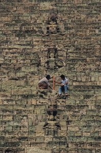 Hieroglyphentreppe; Tempel 26, Maya, Copán, Honduras, Klassische Periode von Kenneth Garrett