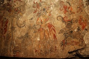 Maya; Maya-Wandmalereien; San Bartolo; Guatemala; Dr. Bill Saturno