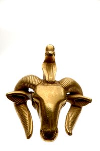 Metropolitan Museum, New York, nubische Pharaonen, Goldener Widder, 25. Dynastie, Spätzeit, 2007 von Kenneth Garrett