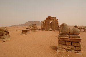Naga-Stätte, Naqa, Obernubien, Nubisch, antikes Zentrum, Meroitische Zeit von Kenneth Garrett