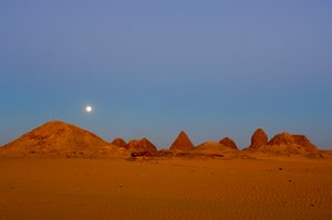 Taharka-Pyramide, Aspelta-Pyramide, 25. Dynastie Begräbnisstätte, Nuri, Sudan, Nubien, 2007 (Foto)