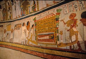 Grab von Roy; Trauerzug; 18. Dynastie. Tal der Adligen; Theben; Ägypten; Neues Reich