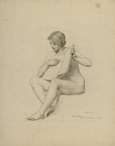 (Iowa State Capitol Rotunde) (Bildung, Studie für Panel) von Kenyon Cox