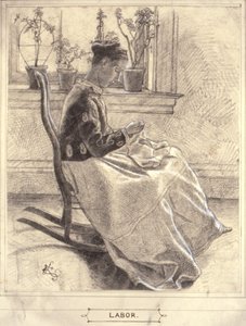 (Studie für "Arbeit") von Kenyon Cox