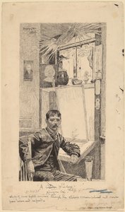 Ein Eckfenster, Will Low von Kenyon Cox