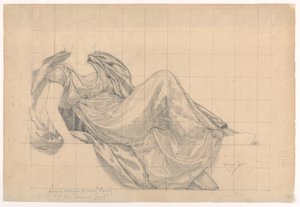 Studie für "Gerechtigkeit," "Die Herrschaft des Gesetzes," Appellationsgerichtshof, New York, NY