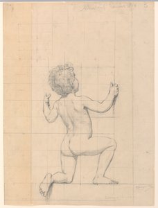 Studie für "Genius," "Die Künste," Library of Congress, Washington D.C.
