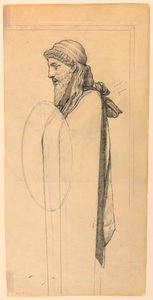 Studie für "Die Erziehung des Amor" von Kenyon Cox