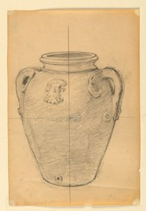 Studie für Vase, "Die Quellen des Reichtums", Union Trust Company Building, Cleveland, OH von Kenyon Cox