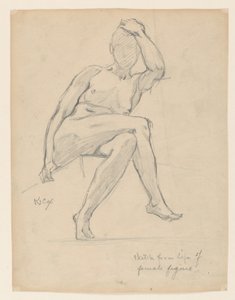 Studie einer weiblichen Figur von Kenyon Cox
