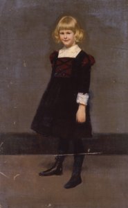 Ohne Titel, Porträt eines jungen Mädchens, ca. 1900 von Kenyon Cox