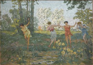 Eurydike von einer Schlange gebissen, 1913