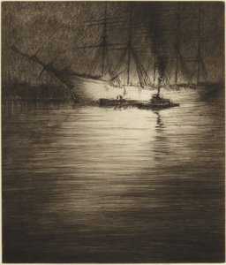 Nächtliches Beladen von Kerr Eby