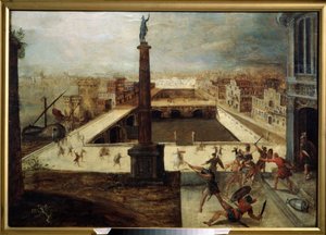 Die Entführung der Helena von Troja durch Paris von Kerstiaen de Keuninck
