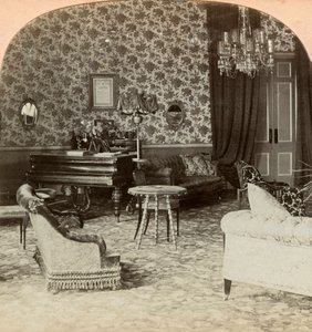 Salon des Präsidiums, Hauptquartier von Lord Roberts, Bloemfontein, Südafrika, 1900