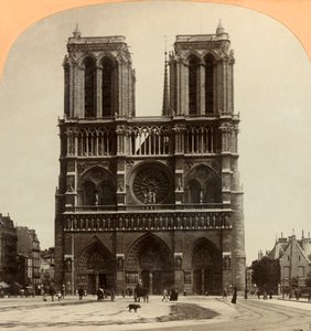 Notre Dame, Paris, Frankreich, 1897