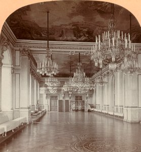 Der Tanzsaal, Königlicher Palast, Stockholm, Schweden, 1901 von Keystone View Company