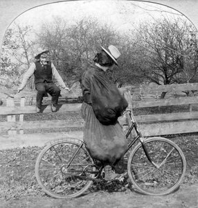 Wall I Swan, What Wont Them City Folks Do von Keystone View Company