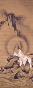 Kannon (Avalokitesvara) in weißen Gewändern