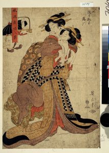 Acht poetische elegante Lieder. Japanische Kurtisanen von Kikukawa Eizan