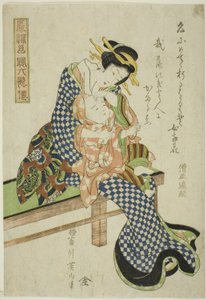Sojo Henjo, aus der Serie "Modische Kinder als die sechs unsterblichen Dichter (Furyu kodakara rokkasen)"