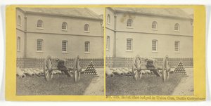 Rebellenschuss in Union-Kanone, Schlacht von Gettysburg, 1855-75