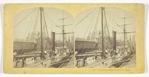 Blick vom T Wharf, Boston, Mass, 185575