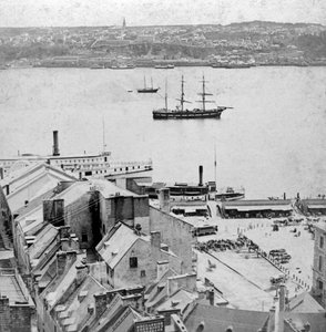 Blick von der Dufferin-Terrasse, Quebec, Kanada von Kilburn Brothers
