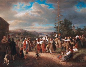 Mittsommer-Tanz in Raettvik von Kilian Christoffer Zoll