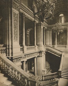 Marmorgeländer der Treppe im Außenministerium, ca. 1935