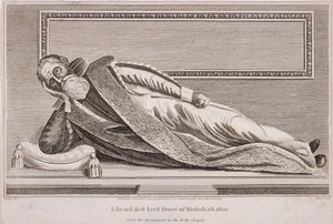 Denkmal für Sir Edward Bruce in der Rolls Chapel, Chancery Lane, London von King