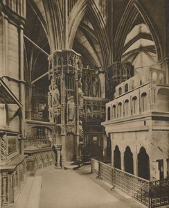 Das Heiligtum von Edward dem Bekenner hinter dem Hochaltar, ca. 1935