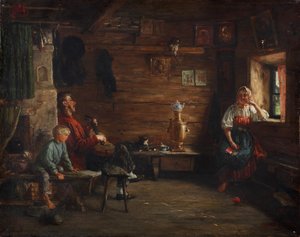 Familienidylle von Kirill Vikentievich Lemoch