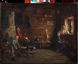 Familienidylle von Kirill Vikentievich Lemoch