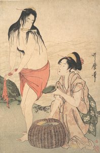 Abalone-Taucher von Kitagawa Utamaro