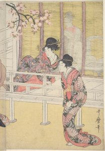 Aoi-Hime ruft Rokujo-hime von Kitagawa Utamaro