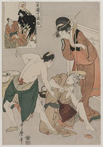 Chushingura: Akt XI des Treue-Lagerhauses, späte 1790er Jahre
