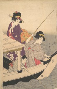 Angeln, spätes 18. Jahrhundert von Kitagawa Utamaro