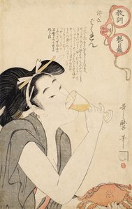 Aus der Serie Moralische Brillen der Eltern, 1802 von Kitagawa Utamaro