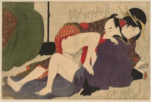Geisha und ihr Geliebter