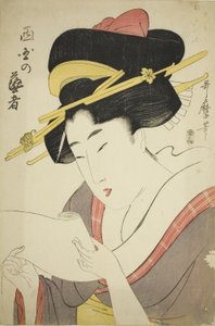 Geisha des Westbezirks von Kitagawa Utamaro
