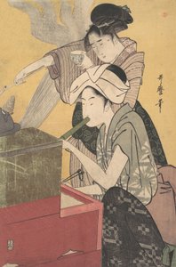 In der Küche, ca. 1794-95 von Kitagawa Utamaro
