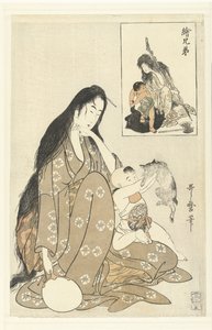 Kintoki und Yamauba von Kitagawa Utamaro
